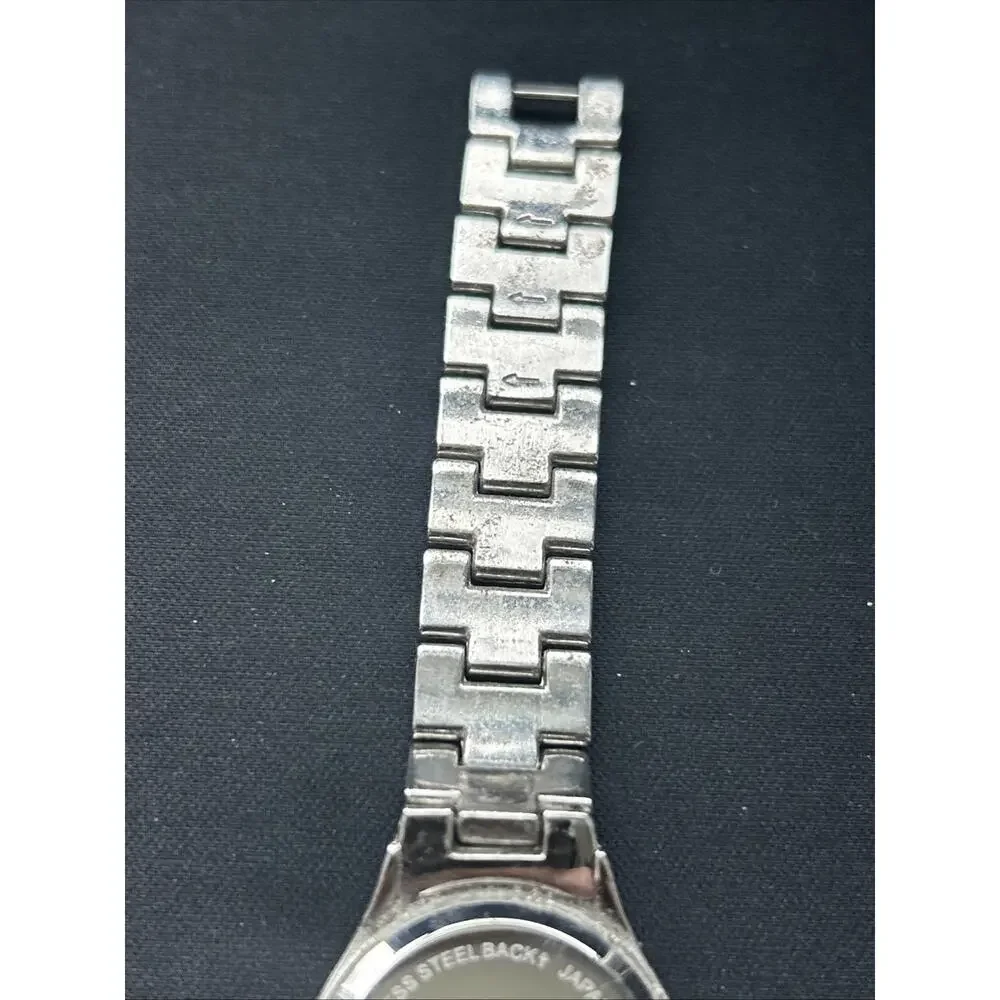 Mudd Black Dial Silver Tone Women’s Quartz Watch
